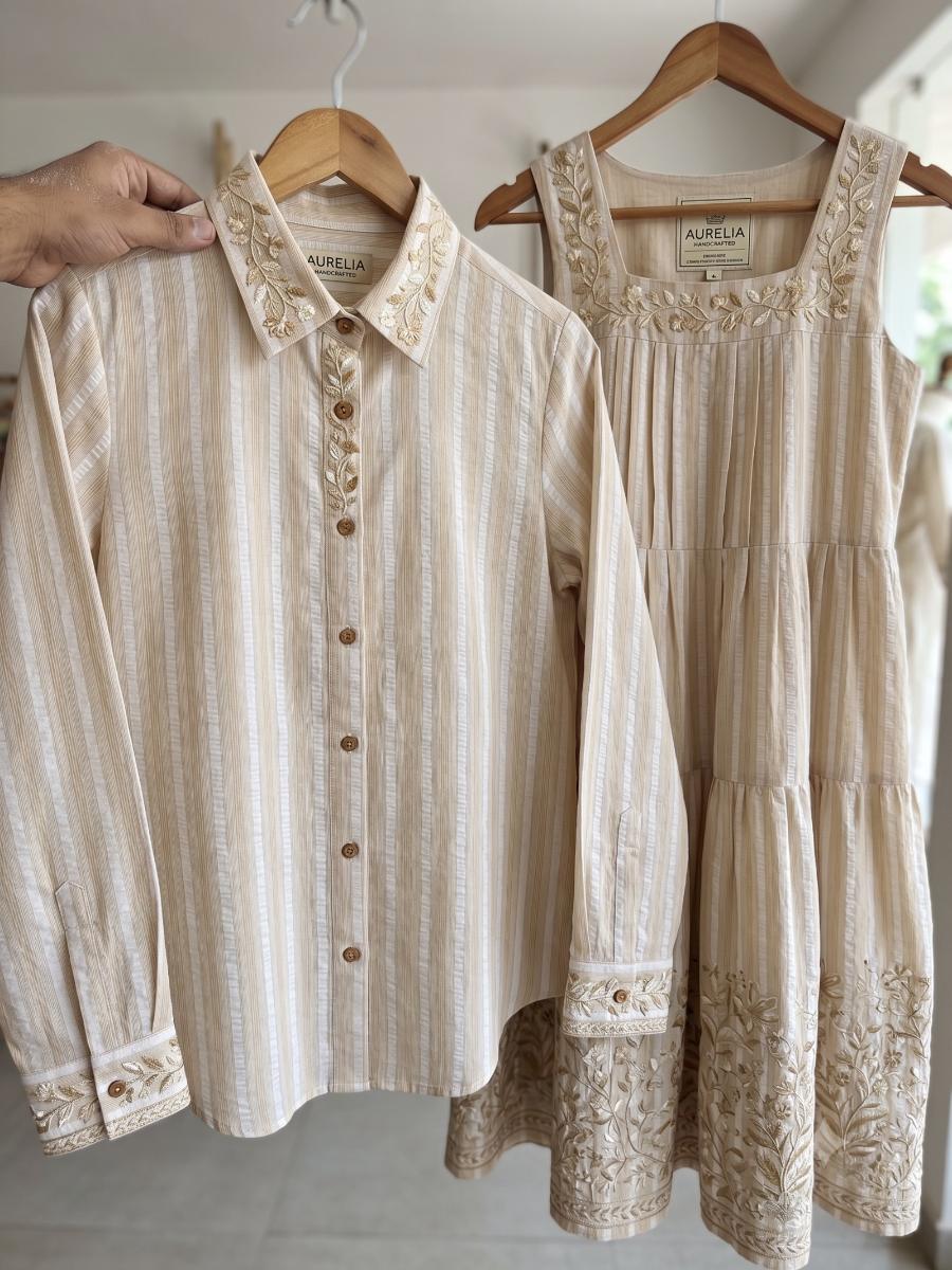 Finished tops stitched in NPS 66